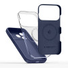 Tech-Protect Silicone MagSafe-hoesje voor Apple iPhone 17 Pro, Deep Blue