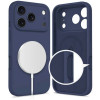 Tech-Protect Siliconen MagSafe-hoesje voor Apple iPhone 17 Pro Max, Deep Blue