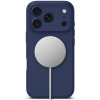 Tech-Protect Siliconen MagSafe-hoesje voor Apple iPhone 17 Pro Max, Deep Blue