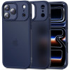 Tech-Protect Magmat hoesje voor Apple iPhone 17 Pro, mat mat diepblauw