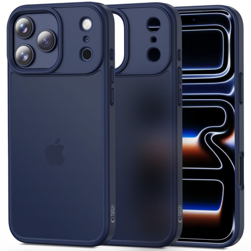 Tech-Protect Magmat hoesje voor Apple iPhone 17 Pro, mat mat diepblauw