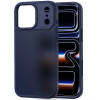 Tech-Protect Magmat hoesje voor Apple iPhone 17 Pro, mat mat diepblauw