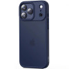 Tech-Protect Magmat hoesje voor Apple iPhone 17 Pro, mat mat diepblauw