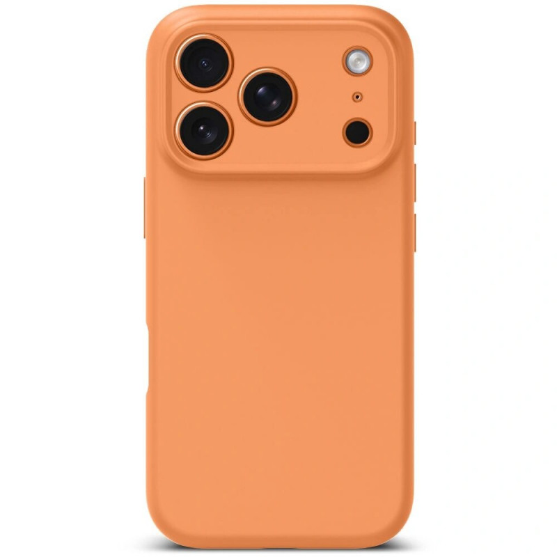 Tech-Protect silicone MagSafe-hoesje voor Apple iPhone 17 Pro Max, kosmisch oranje