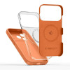 Tech-Protect silicone MagSafe-hoesje voor Apple iPhone 17 Pro Max, kosmisch oranje