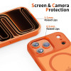 Tech-Protect Magmat MagSafe-hoesje voor Apple iPhone 17 Pro, mat kosmisch oranje