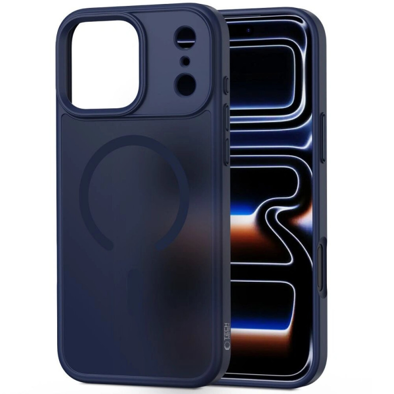 Tech-Protect Magmat MagSafe-hoesje voor Apple iPhone 17 Pro, mat deep blue