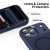 Tech-Protect Magmat MagSafe-hoesje voor Apple iPhone 17 Pro, mat deep blue