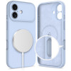 Tech-Protect Siliconen MagSafe-hoesje voor Apple iPhone 17, mistblauw