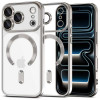 Tech-Protect MagFlex MagSafe-hoesje voor Apple iPhone 17 Pro Max, glanzend zilver