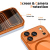 Tech-Protect MagFlex MagSafe-hoesje voor Apple iPhone 17 Pro Max, glanzend kosmisch oranje