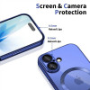 Tech-Protect MagFlex MagSafe-hoesje voor Apple iPhone 17, glanzend mistblauw