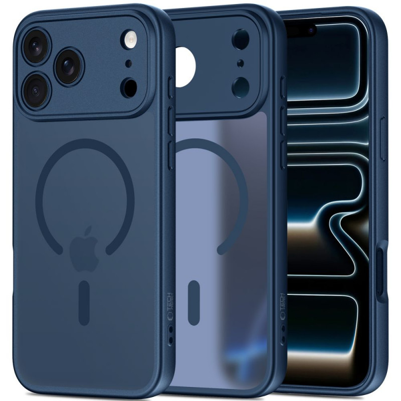 Tech-Protect BasicMag MagSafe-hoesje voor Apple iPhone 17 Pro Max, mat Deep Blue