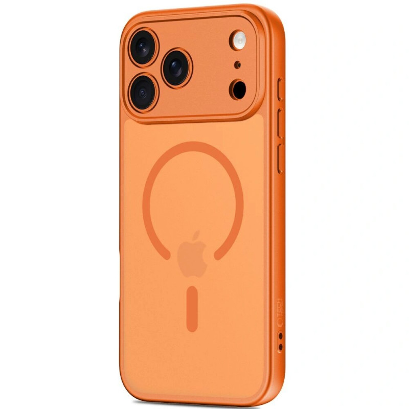 Tech-Protect BasicMag MagSafe-hoesje voor Apple iPhone 17 Pro Max, mat kosmisch oranje