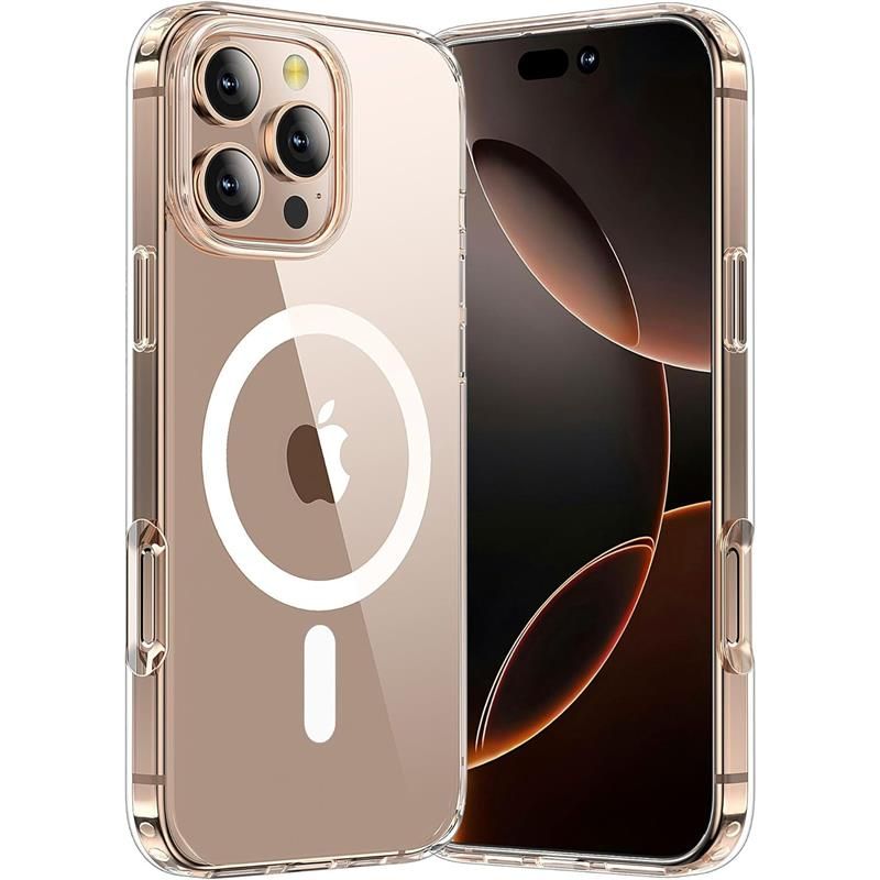 Tech-Protect TP Flex MagSafe-hoesje voor Apple iPhone 16 Pro Max, transparant