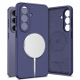 Tech-Protect silicone MagSafe-hoesje voor Samsung Galaxy S26, Cobalt Violet