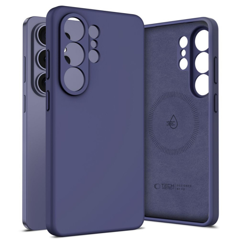 Tech-Protect Siliconen MagSafe-hoesje voor Samsung Galaxy S26 Ultra, Cobalt Violet
