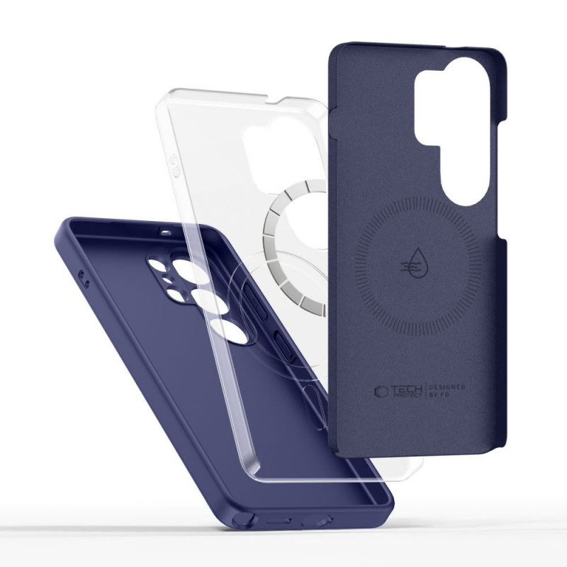 Tech-Protect Siliconen MagSafe-hoesje voor Samsung Galaxy S26 Ultra, Cobalt Violet