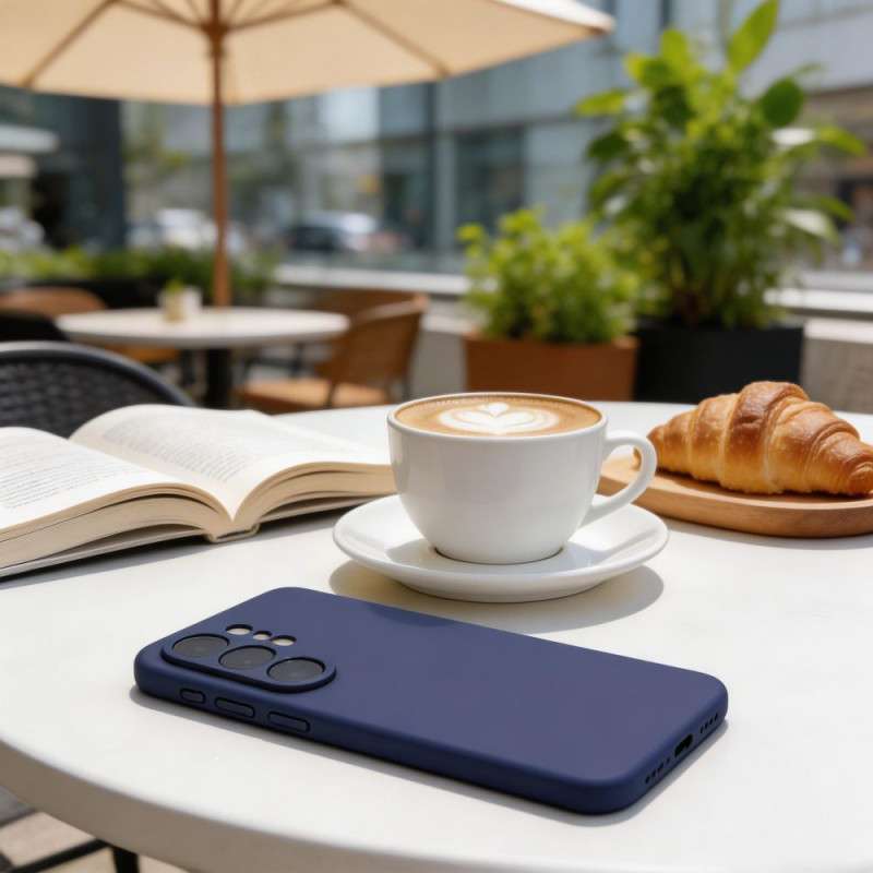 Tech-Protect Siliconen MagSafe-hoesje voor Samsung Galaxy S26 Ultra, Cobalt Violet