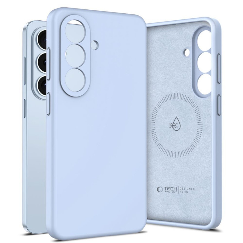 Tech-Protect Siliconen MagSafe-hoesje voor Samsung Galaxy S26, hemelsblauw