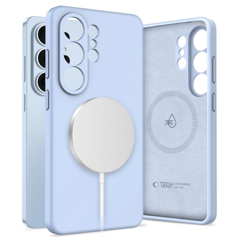 Tech-Protect Siliconen MagSafe-hoesje voor Samsung Galaxy S26 Ultra, hemelsblauw