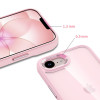 Tech-Protect Magmat-hoesje voor Apple iPhone 16e / 17e, zachtroze/transparant