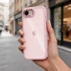 Tech-Protect Magmat-hoesje voor Apple iPhone 16e / 17e, zachtroze/transparant