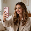 Tech-Protect Magmat-hoesje voor Apple iPhone 16e / 17e, zachtroze/transparant