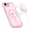 Tech-Protect Magmat MagSafe-hoesje voor Apple iPhone 16e / 17e, zachtroze/transparant
