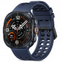 Tech-Protect Siliconen Air-band voor Samsung Galaxy Watch Ultra 1 / 2 (2024-2026) 47 mm, marineblauw