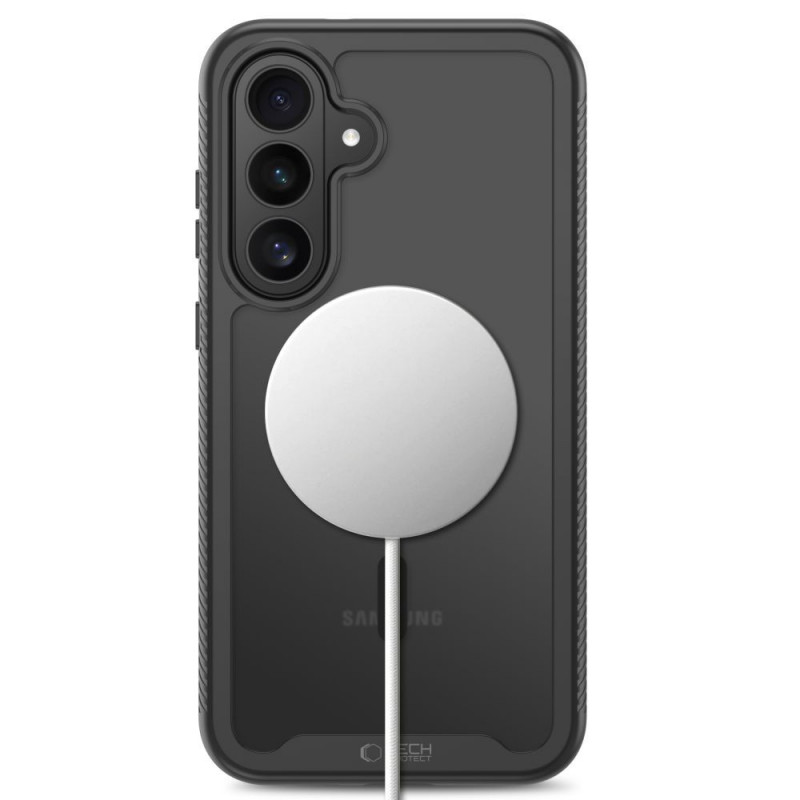 Tech-Protect Defense MagSafe-hoesje Samsung Galaxy S26 FE mat zwart