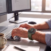 Tech-Protect Siliconen Air-band voor Samsung Galaxy Watch Ultra 1 / 2 (2024-2026) 47 mm, olijfgroen