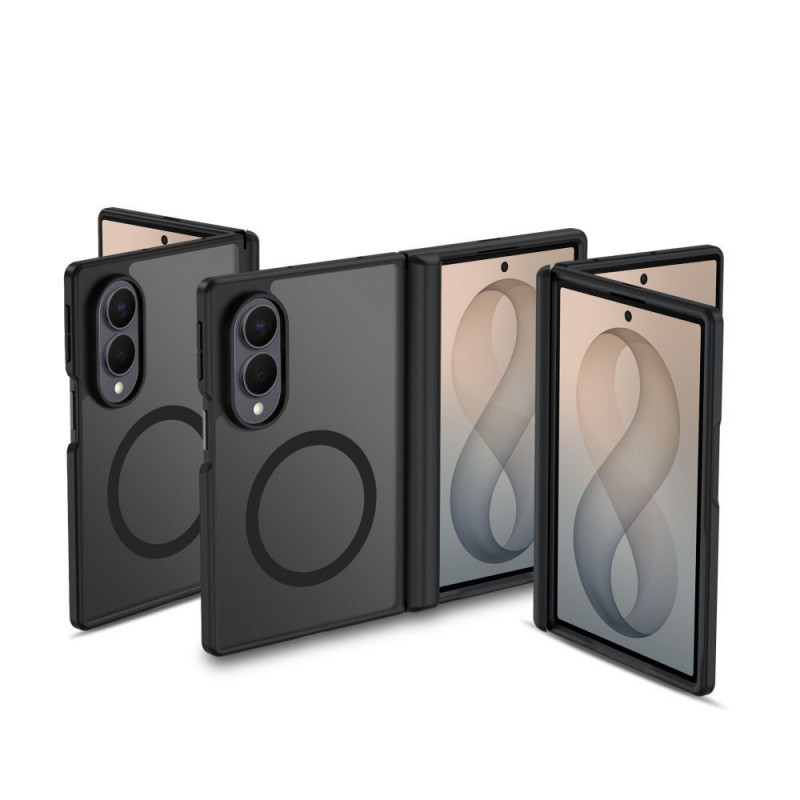 Tech-Protect MagPeak MagSafe-hoesje Samsung Galaxy Z Fold 8 mat zwart