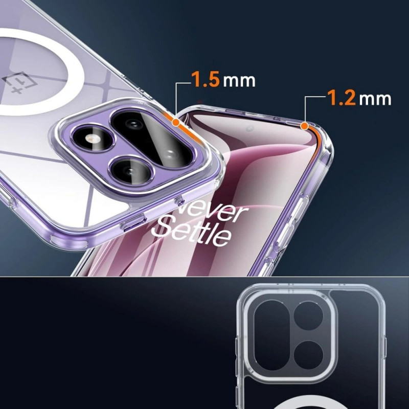 Tech-Protect Flexair Hybrid MagSafe-hoesje OnePlus 15 transparant
