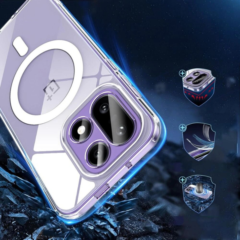 Tech-Protect Flexair Hybrid MagSafe-hoesje OnePlus 15 transparant