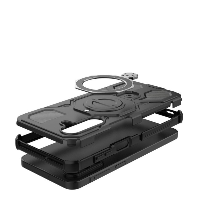 Tech-Protect TacticStand MagSafe-hoesje Samsung Galaxy A17 / A18 4G / 5G mat zwart