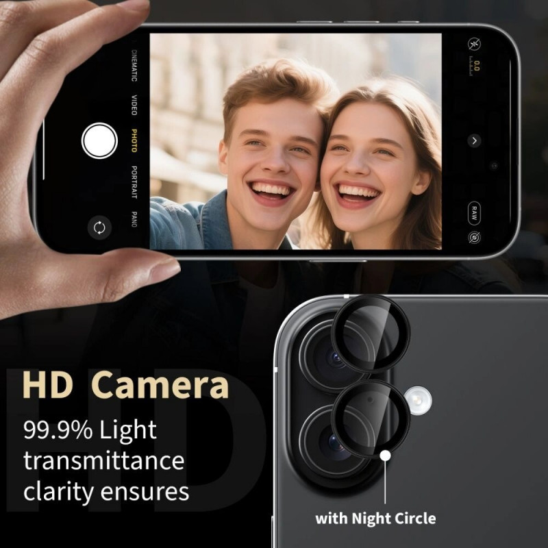 Tech Protect Tech-Protect Camring Fit+ THP5094 Camera Cover Xiaomi Redmi Note 15 Pro 5G / 15 Pro+ 5G / POCO M8 Pro, Zwart