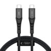Tech-Protect Ultraboost UB11T USB-C naar USB-C kabel PD 240W, 100 cm, zwart