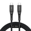 Tech-Protect Ultraboost UB11T USB-C naar USB-C kabel PD 240W, 200 cm, zwart