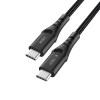 Tech-Protect Ultraboost UB11T USB-C naar USB-C kabel PD 240W, 200 cm, zwart