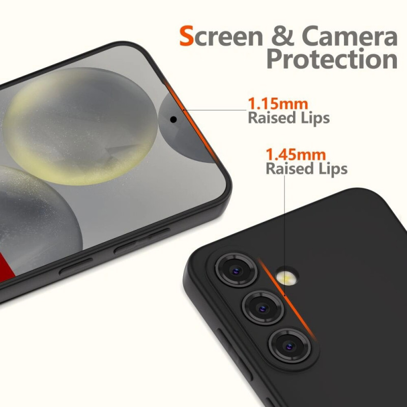 Tech-Protect Icon Samsung Galaxy A26 5G siliconenhoesje, zwart
