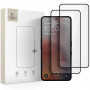 Tech-Protect Glass Fit+ gehard glas voor Nothing Phone 3 / 3a / 3a Pro (2 stuks), zwart