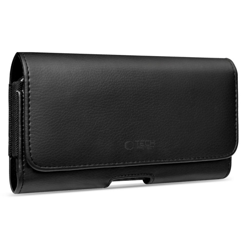 Tech-Protect SM80 THP4794 universele telefoonholster voor smartphones van 5,8-6,8 inch, zwart