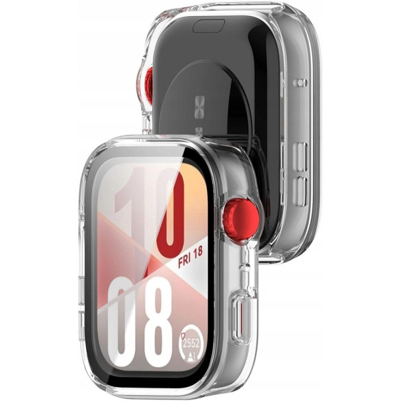 Tech-Protect Defense-hoesje voor Huawei Watch Fit 4, transparant