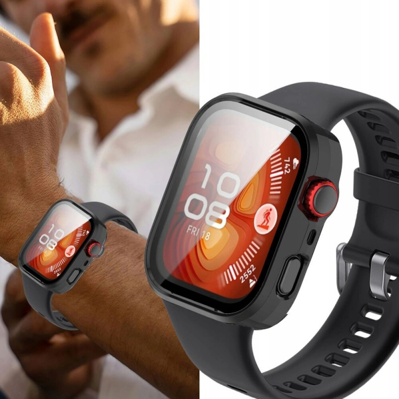 Tech-Protect Defense-hoesje voor Huawei Watch Fit 4, transparant