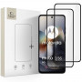 Tech-Protect Glass Fit+ gehard glas voor Motorola Moto G56 5G (2 stuks), zwart