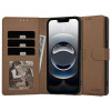 Tech-Protect portemonneehoesje voor Apple iPhone 17e / 16e, bruin