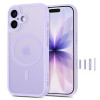 Tech-Protect MagPeak MagSafe CC-hoesje voor Apple iPhone 17, mat lavendel