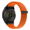 Tech-Protect NylonLoop Garmin Fenix 5X / 5X Plus / 6X / 6X Pro / 7X / 8 / 8 Pro / 9 / 9 Pro horlogeband (51 mm), signaaloranje