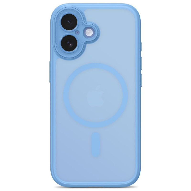 Tech-Protect MagPeak MagSafe CC-hoesje voor Apple iPhone 17, mat mistblauw